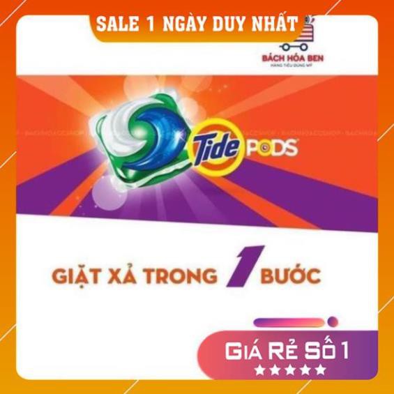 Viên giặt TIDE PODS MỸ mẫu mới 42 viên (shopmh59)