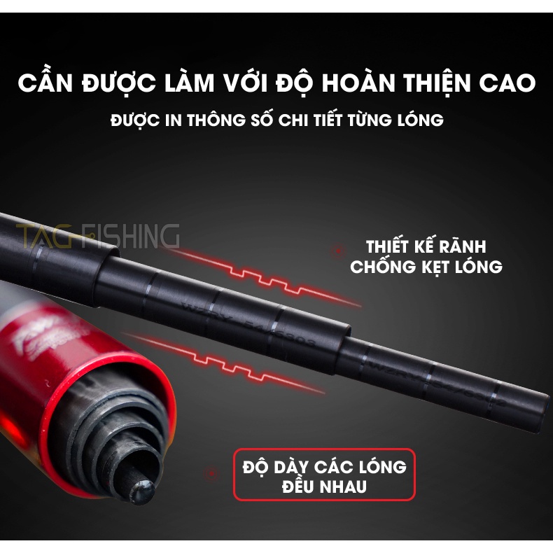 Cần Câu Tay Guide Kỳ Lân Lửa Săn Hàng