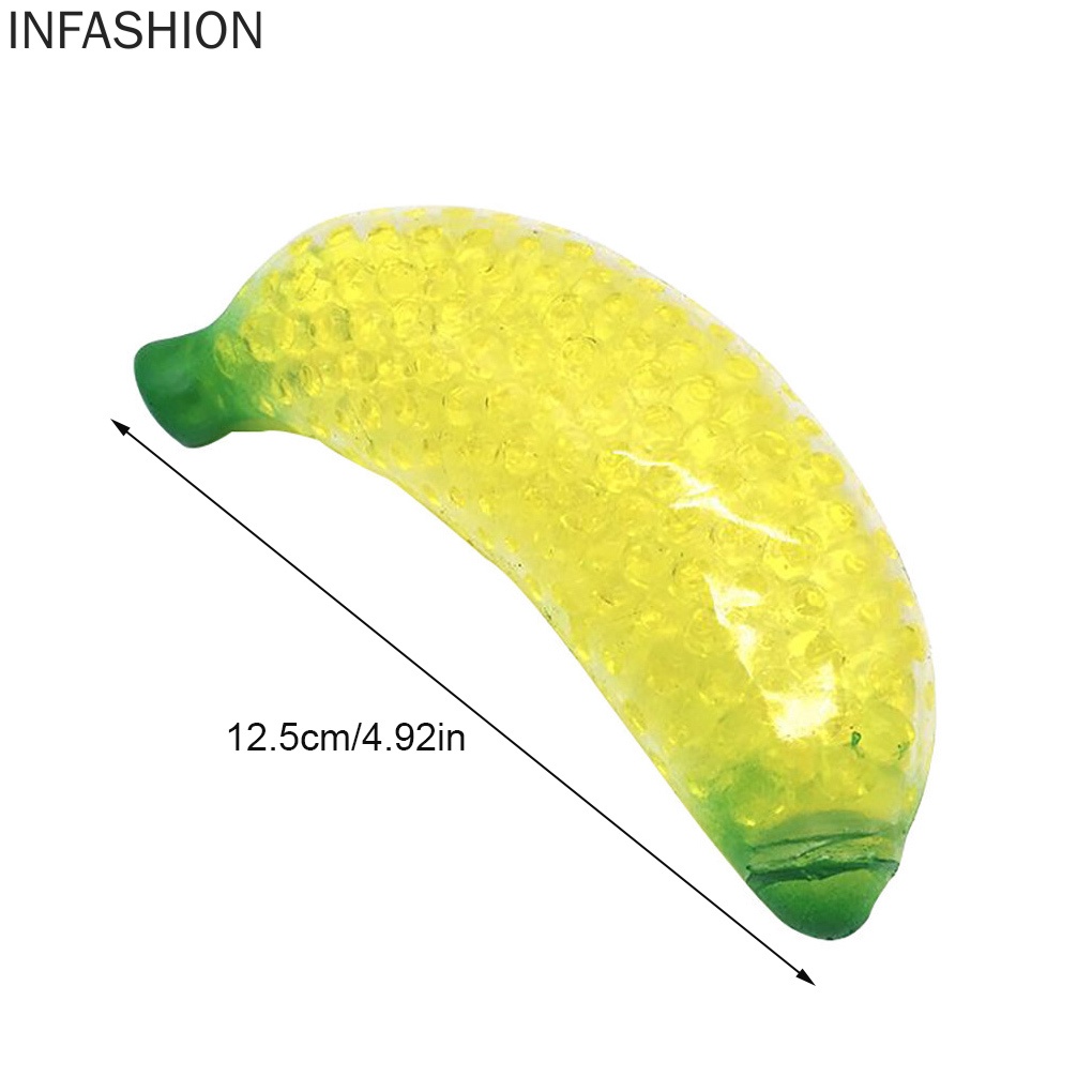 Đồ chơi bóp mềm giúp giải tỏa căng thẳng hình trái chuối làm từ silicon