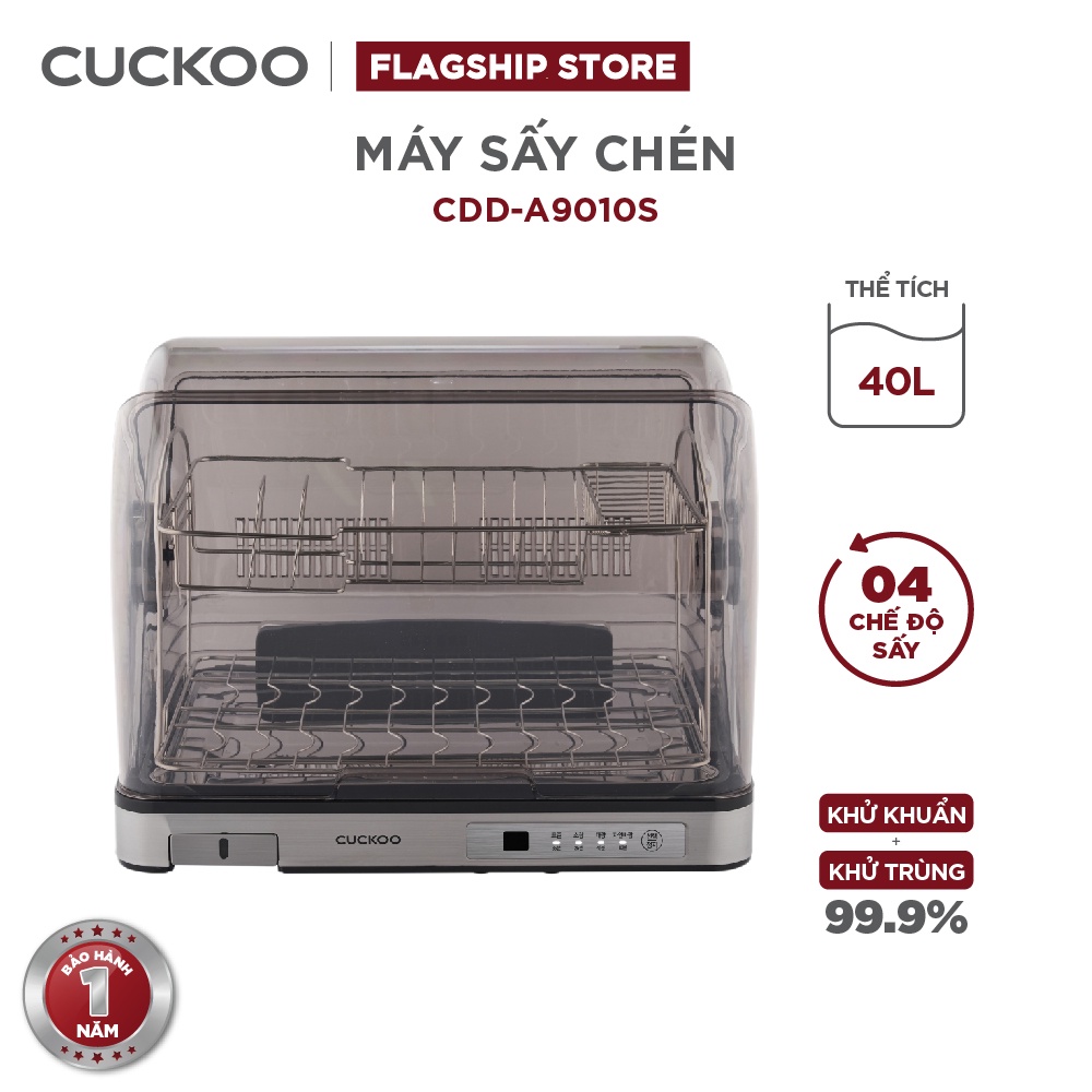 Máy sấy chén CUCKOO 40 lít CDD-A910S công suất 350W - Hàng chính hãng