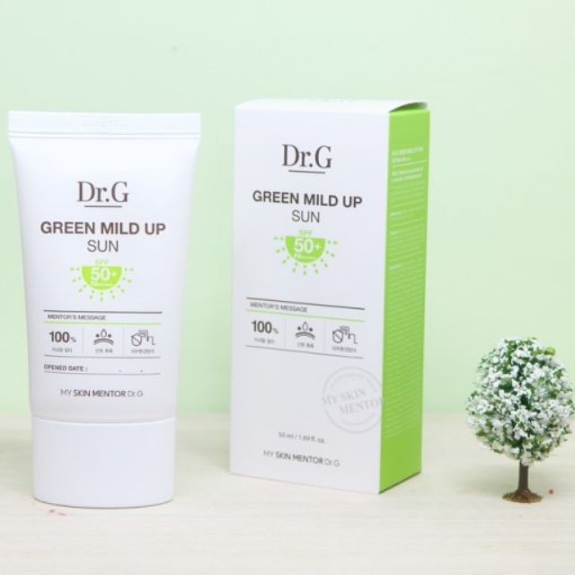 KEM CHỐNG NẮNG DỊU NHẸ DR G GREEN MILD SUN 50ML CHÍNH HÃNG - 3881