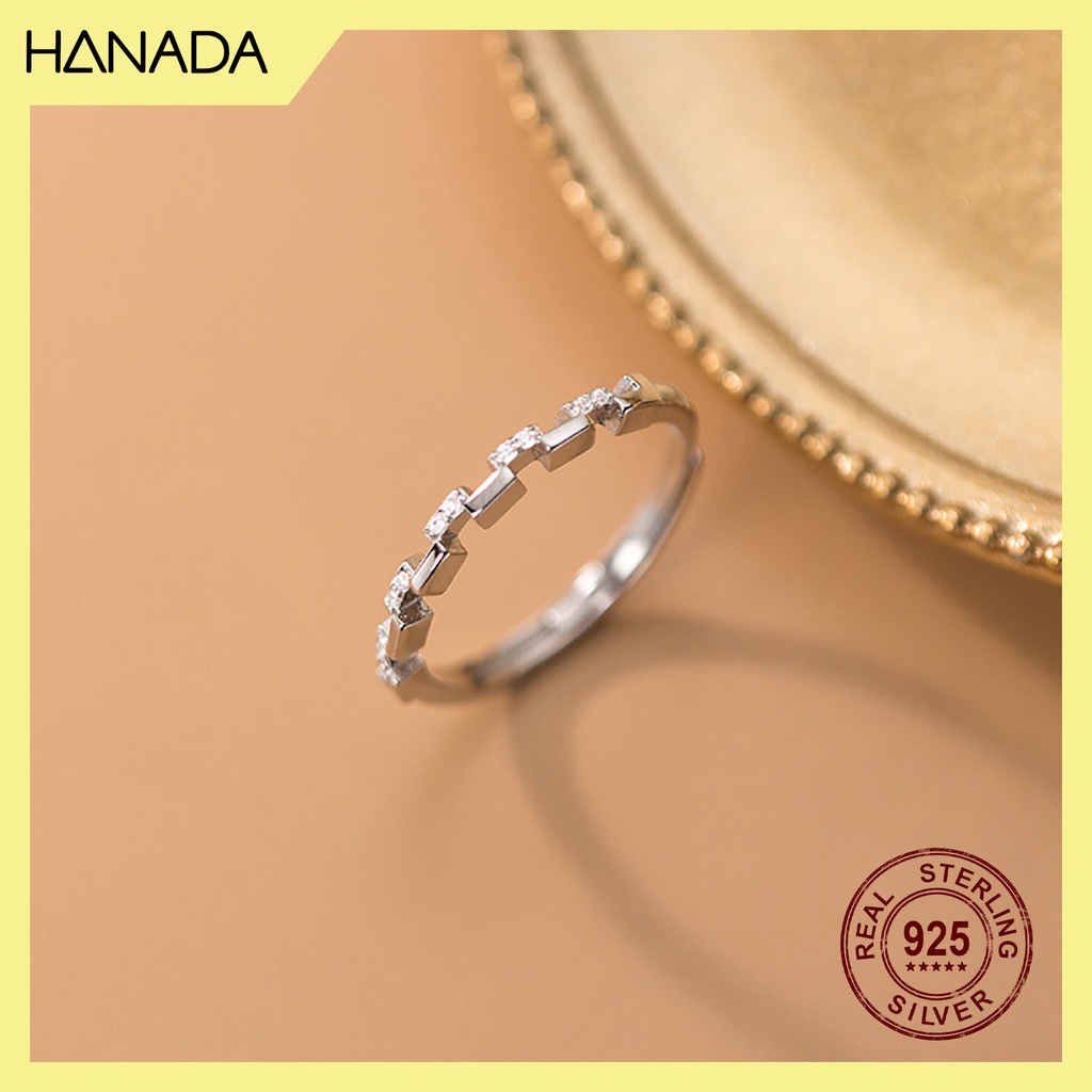 Nhẫn Bạc 925 Hanada 0066 L8