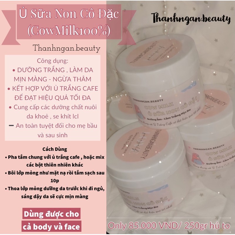 Sữa Dưỡng Da Mask Body Bò Non 100% Cô Đặc [Làm Quà Tặng]