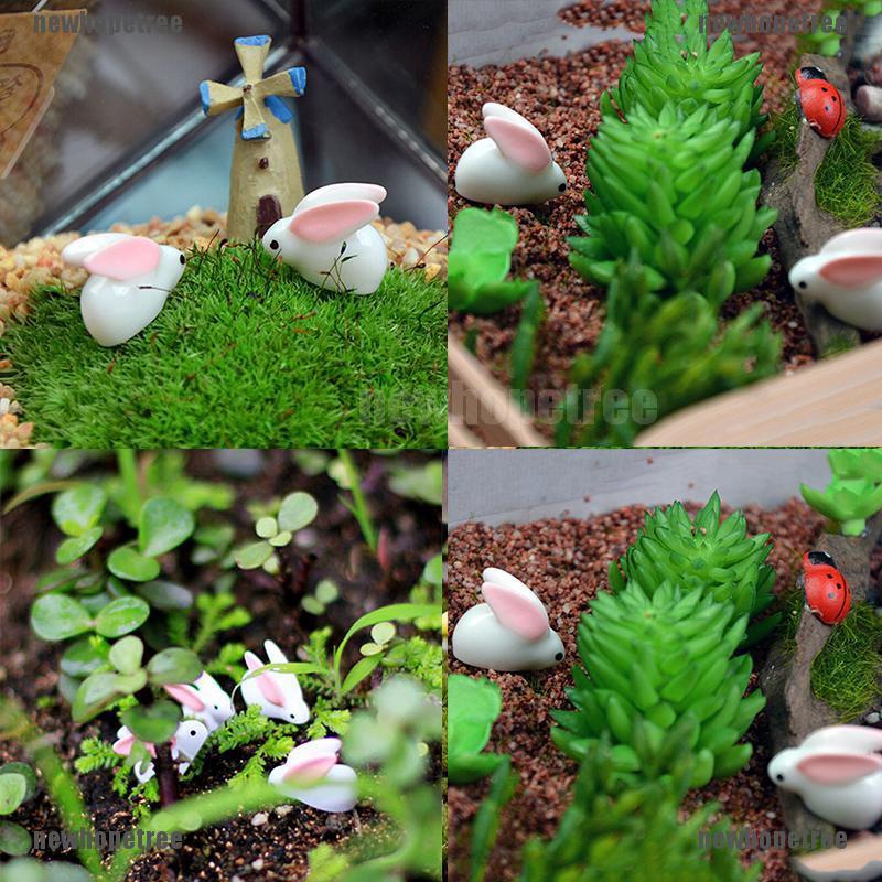 Thỏ nhựa trang trí vườn, cây cảnh