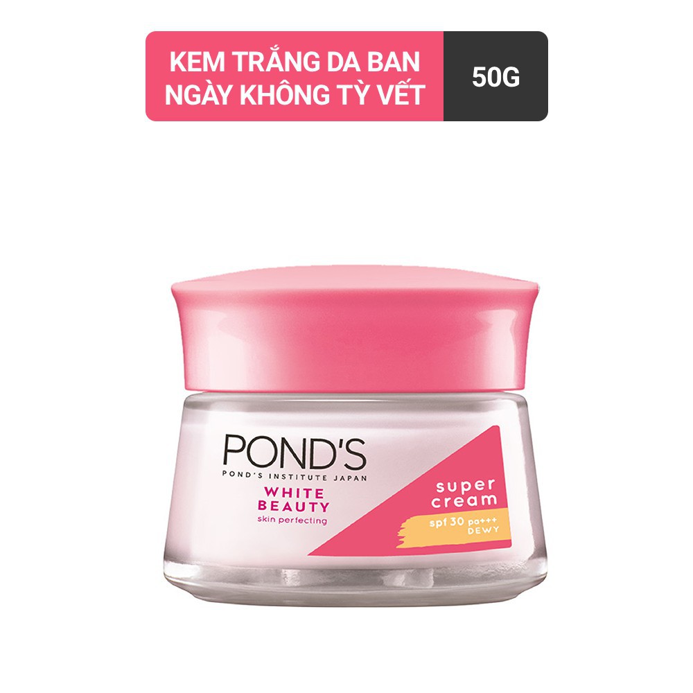 Bộ kem dưỡng Pond's White Beauty trắng hồng rạng rỡ (Ban ngày 50g + Ban đêm 50g)