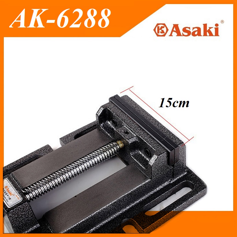 Ê tô bàn khoan 150mm /6'' Asaki AK-6288 - Độ mở tối đa 150mm /6''