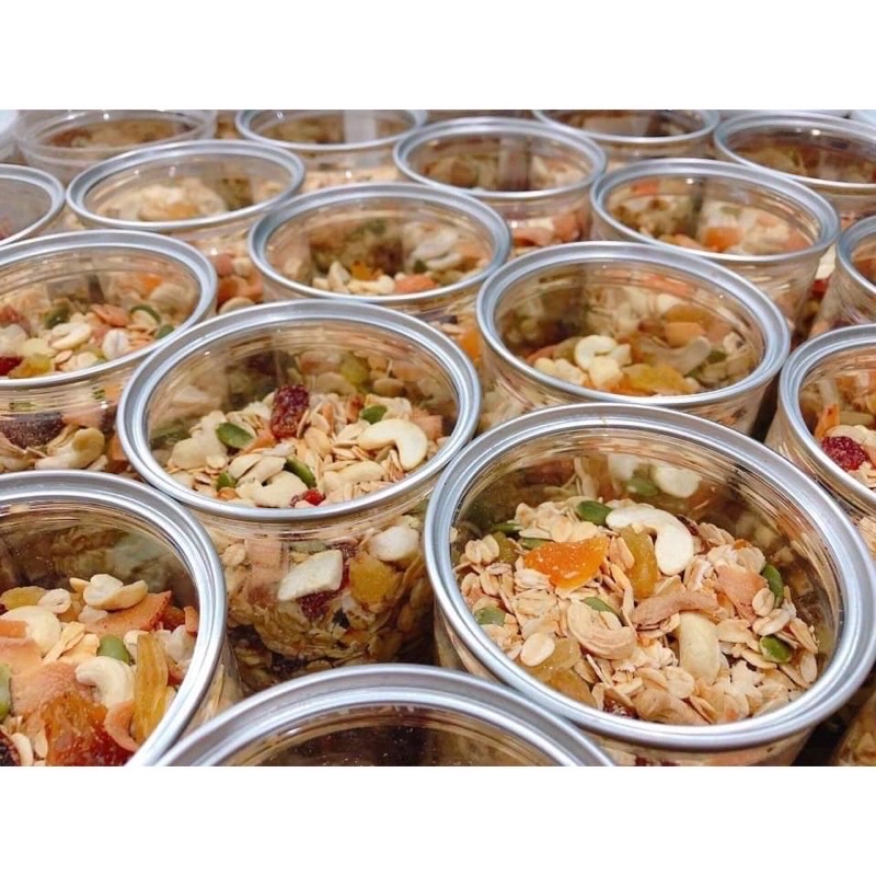 1Kg Ngũ Cốc Granola VIP Healthy Siêu Hạt 3 Thơm, Ngon