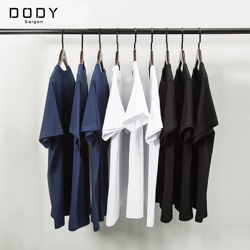 Áo thun trơn Unisex Nam Nữ - Áo phông ngắn tay nam nữ tay lỡ form rộng oversize nhiều màu [DODY Saigon / Áo thun trơn]