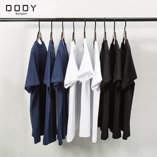 Áo thun trơn Unisex Nam Nữ - Áo phông ngắn tay nam nữ tay lỡ form rộng oversize nhiều màu [DODY Saigon / Áo thun trơn]