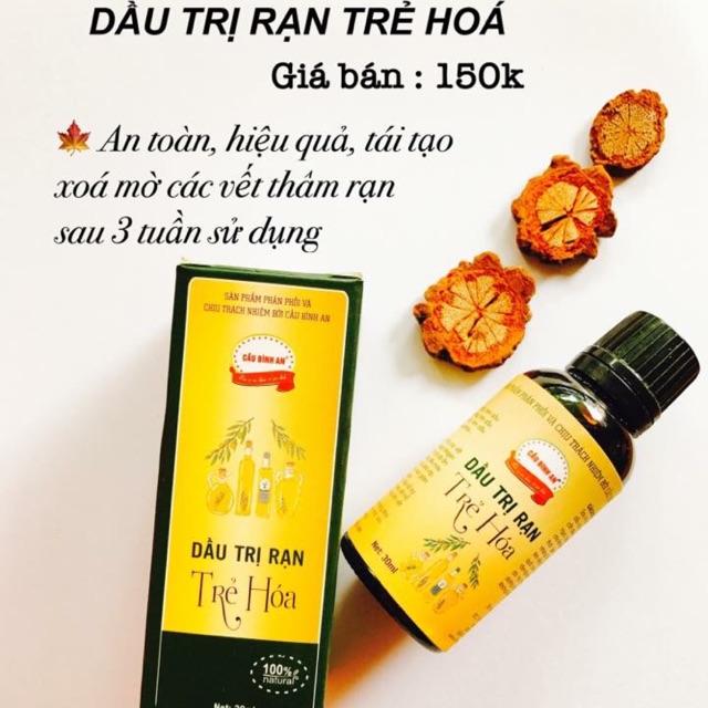 Dầu Trị Rạn Da Mờ Thâm Cầu Bình An