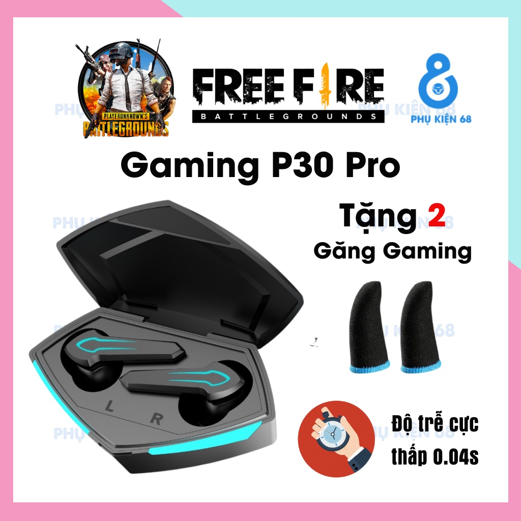 Tai nghe bluetooth 5.2 Gaming P30 P36 TWS, Âm thanh HIFI cao cấp, Bluetooth 5.0, Chống ồn ANC