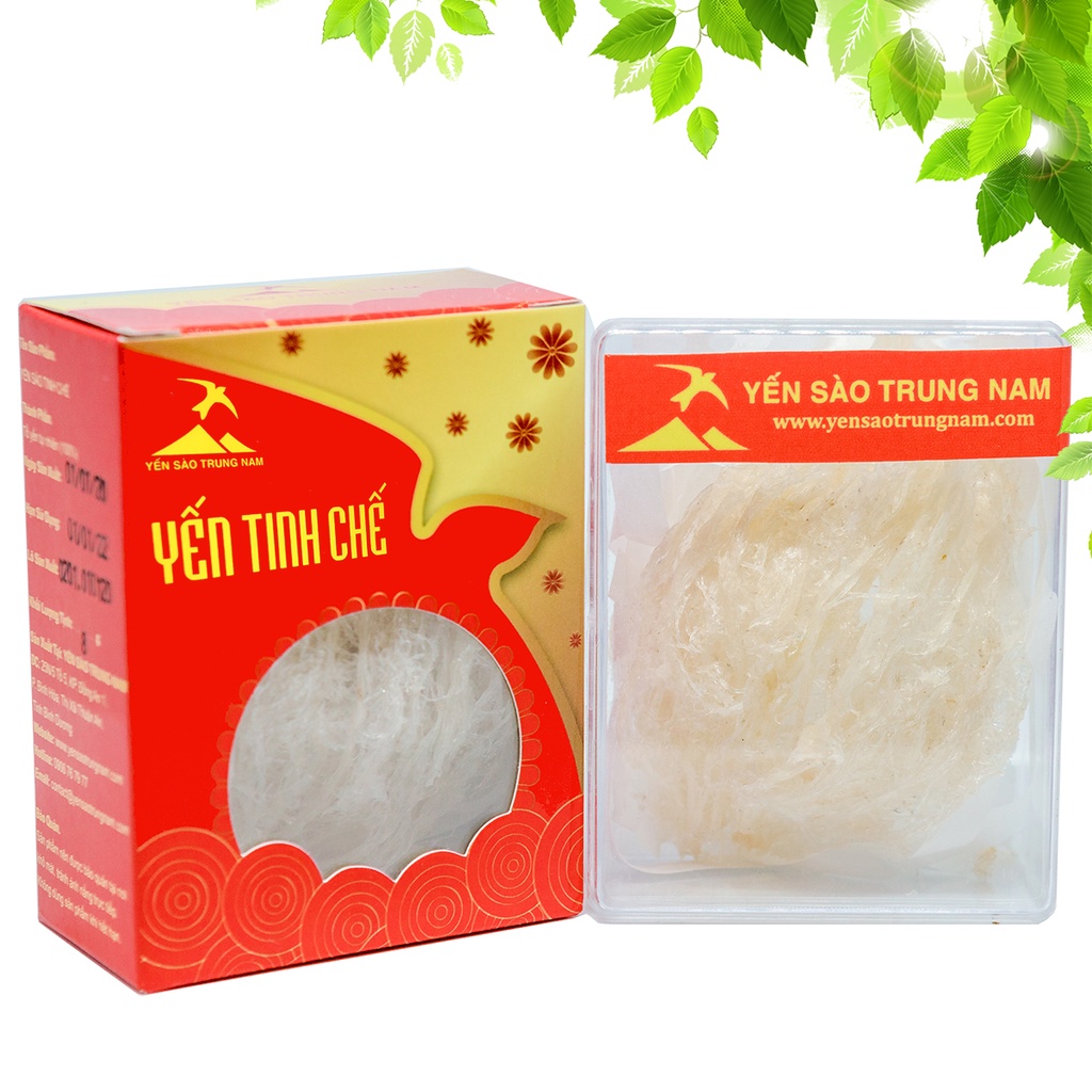 Tổ yến tinh chế, Yến sào Trung Nam, Tổ yến đã sạch lông, 1 tổ