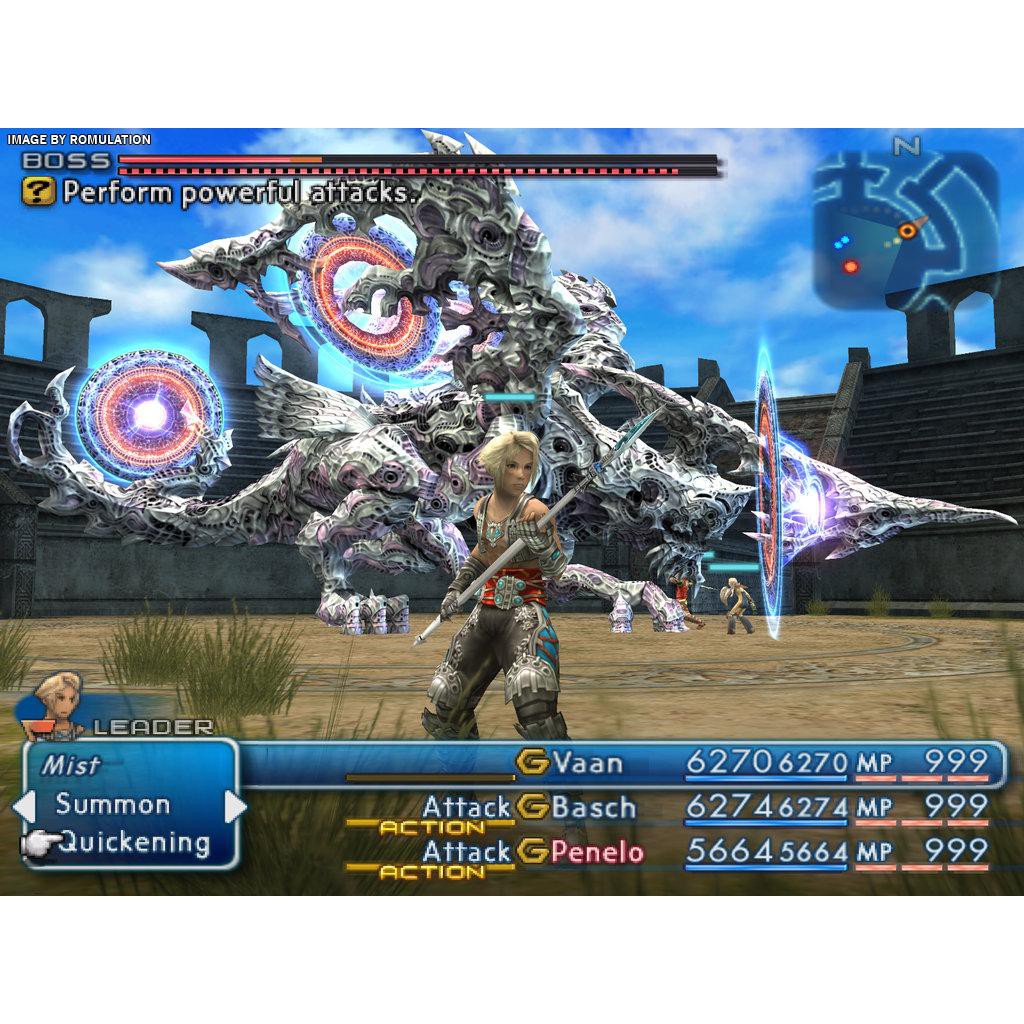 Đĩa Dvd Ps2 Final Fantasy Xii