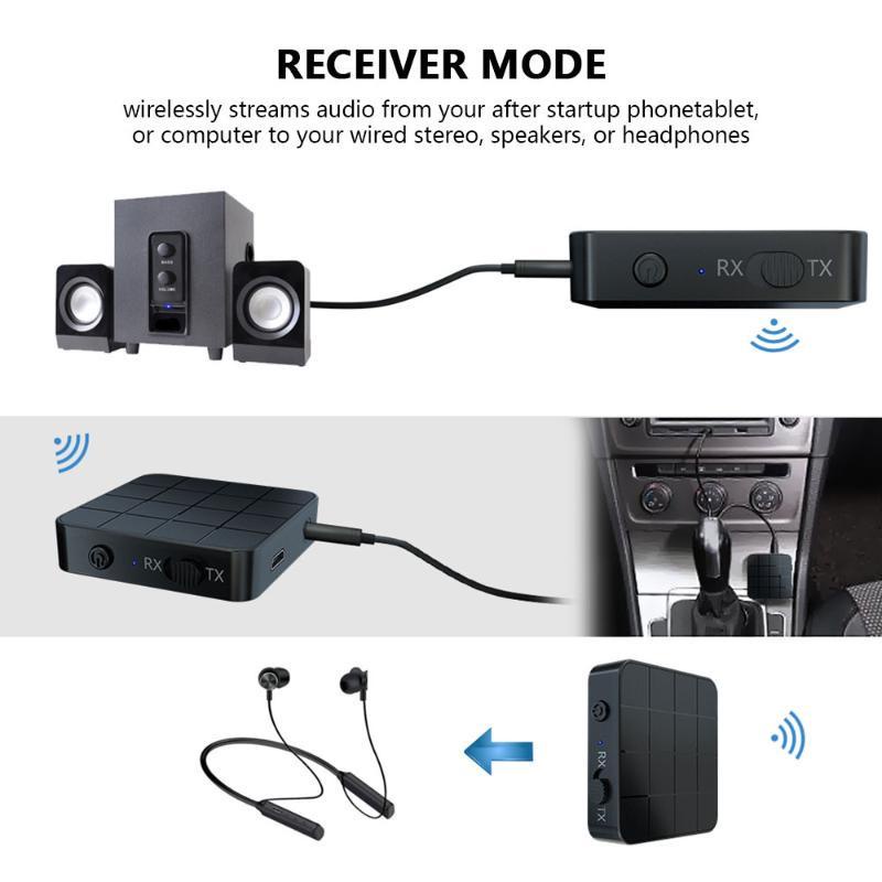 Thiết Bị Truyền Nhận Tín Hiệu Bluetooth Không Dây 3.5MM AUX KN321 Cho TV Xe Hơi PC