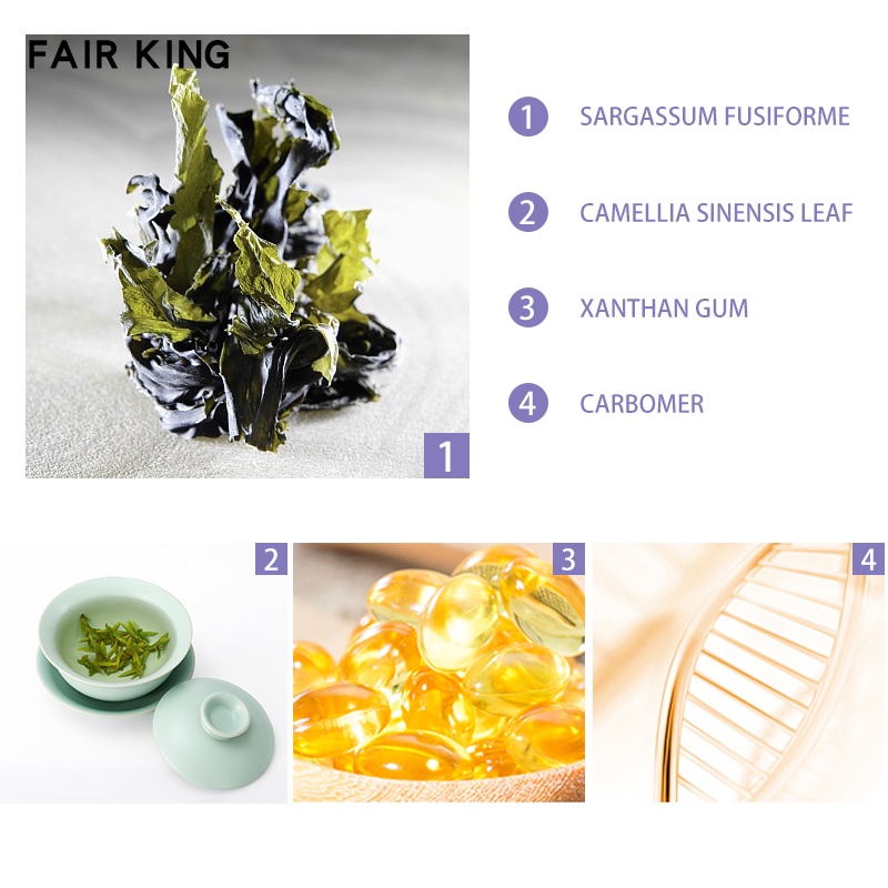 Kem dưỡng da mặt MEIYANQIONG FAIR KING chiết xuất trà xanh kiềm dầu loại bỏ tàn nhang và làm trắng da