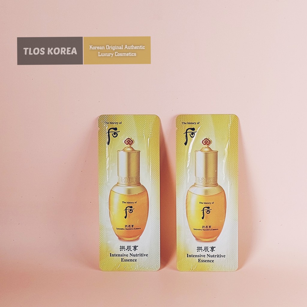 Gói Sample Tinh Chất Nâng Cơ Chống Lão Whoo Gongjinhyang Intensive Nutritive Essence 1Ml ( Date Xa)