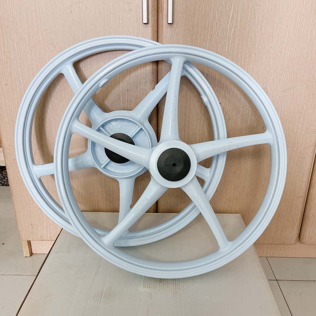 Mâm 5 cây sirus, ex 2010,Ex 135 ,Jupiter 1 đĩa 1 đùm . bảng 1.4.1.6 màu trắng sữa lắp như zin