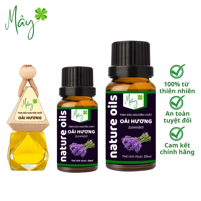 Tinh dầu nguyên chất oải hương 10ml - 50ml tinh dầu thiên nhiên thơm phòng massage đuổi muỗi - DIFFUSER LUX