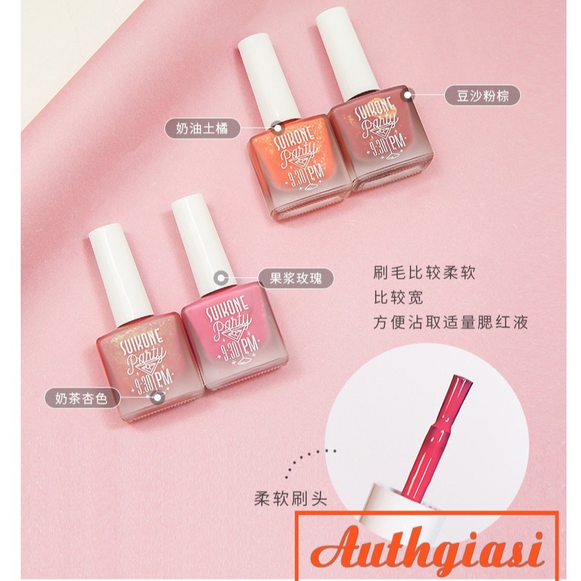 Phấn má Suikone Party dạng kem lỏng siêu siêu xinh màu cực đẹp