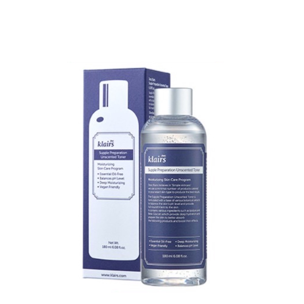 [CH- Chĩnh Hãng] Toner Không Mùi Klairs Supple Preparation 180ml | BigBuy360 - bigbuy360.vn