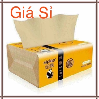 1 Gói 300 tờ giấy ăn gấu trúc siêu dai Sipiao , Lampure, Lanpiao