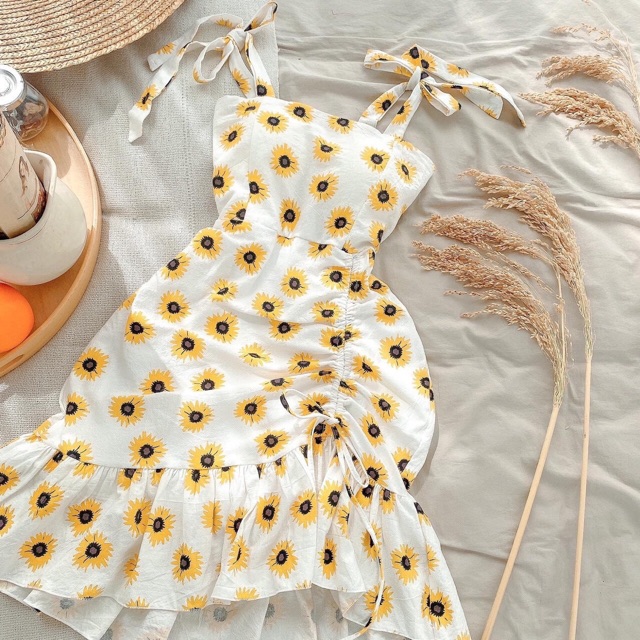 Đầm hoa cúc 🌷Đầm hoa cúc 2 dây | BigBuy360 - bigbuy360.vn
