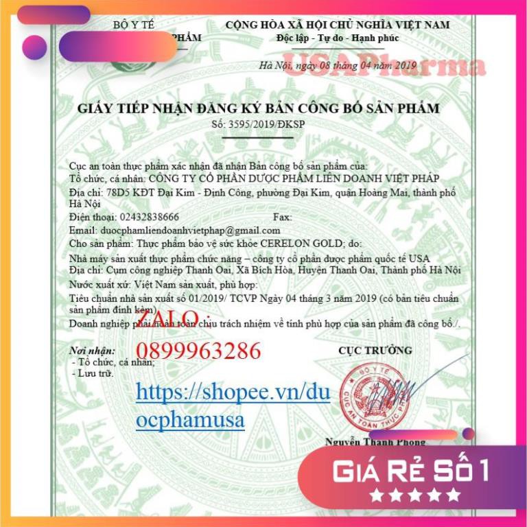 Viên bổ não cerelon gold tăng cường lưu thông tuần hoàn máu não | BigBuy360 - bigbuy360.vn