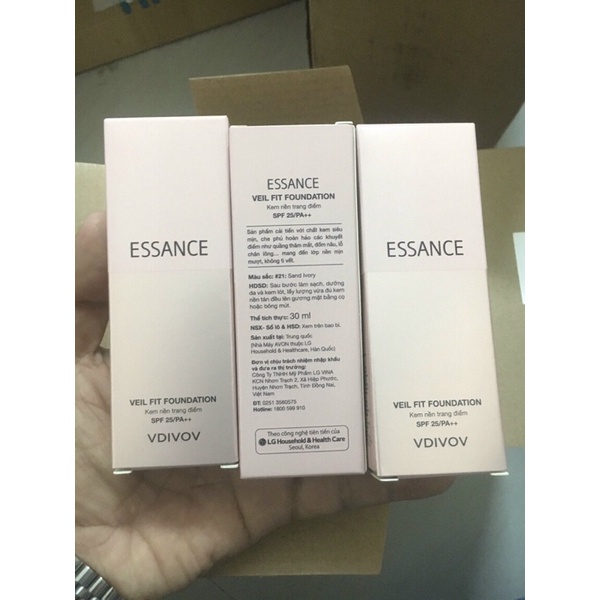 Kem nền trang điểm Essance Veil Fit SPF 25++ 30ml