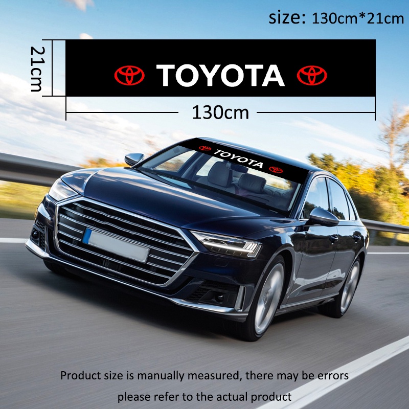 Đề Can Dán Kính Chắn Gió Trước Sau Chống Nước Cho Toyota Wish Vios Yaris Avanza Corolla Cross Chr