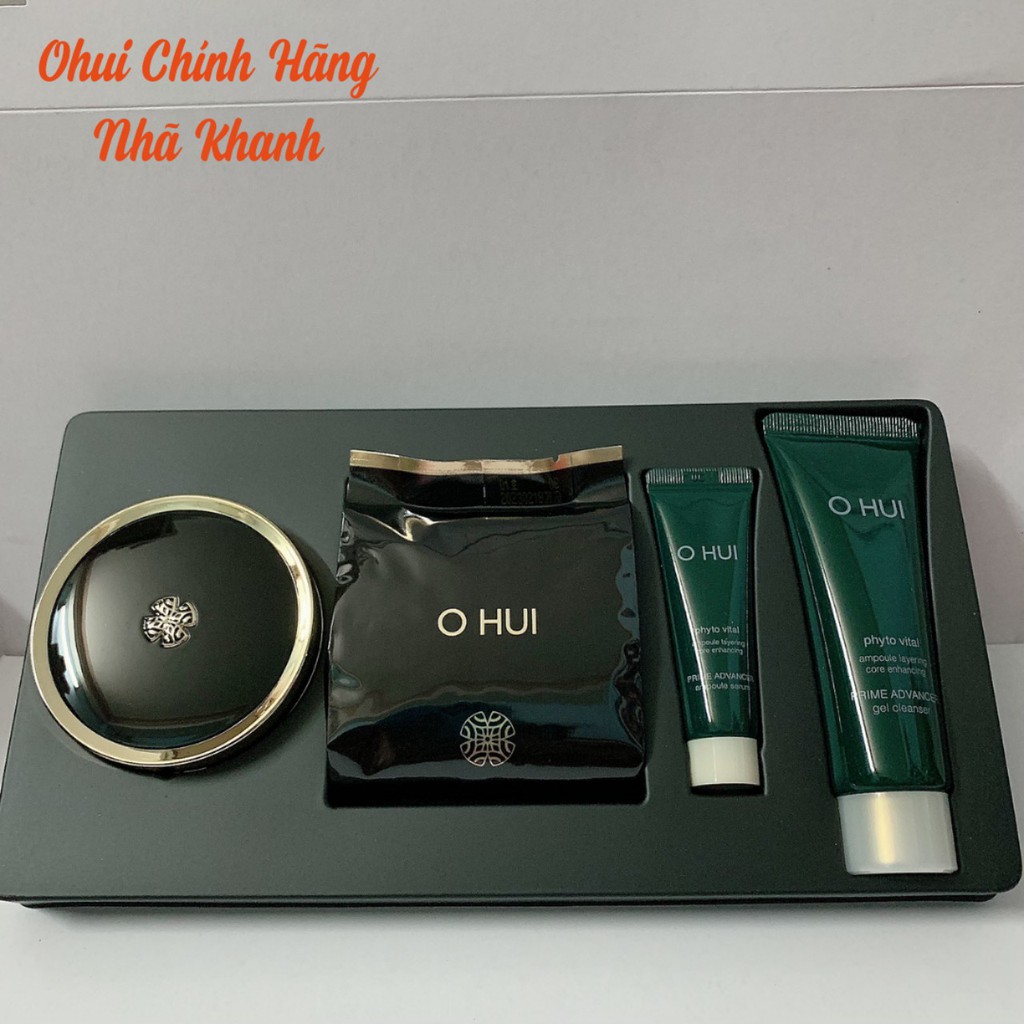 Bộ Phấn Nước Ohui Ultimate Cover Cushion Moisture Special Set 4pcs 15gx2 Che Phủ Khuyết Điểm Cho Làn Da Tự Nhiên