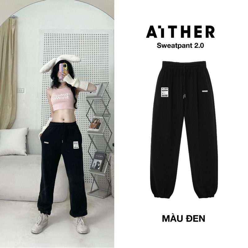 AITHER STUDIO Quần nỉ ống bo Basic Sweatpants V.1