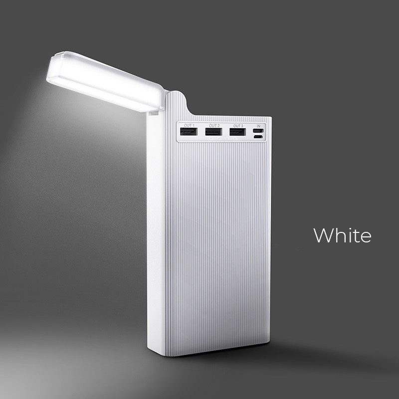 Sạc dự phòng 30.000mAH tích hợp đèn led đọc sách Hoco J62 -Bảo hành 12 tháng Giá rẻ nhất shopee 2020