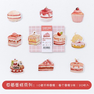 Set Sticker foody 20 chiếc siêu đẹp