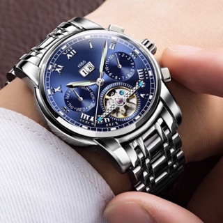 Đồng hồ Kinyued chính hãng dây inox mặt tròn 