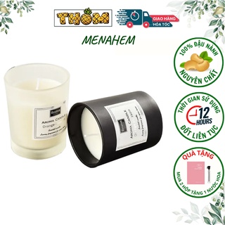 [Mùi mới]Nến thơm Menahem sáp đậu nành - hương thơm thanh mát cao cấp - 100% từ nhiên nhiên