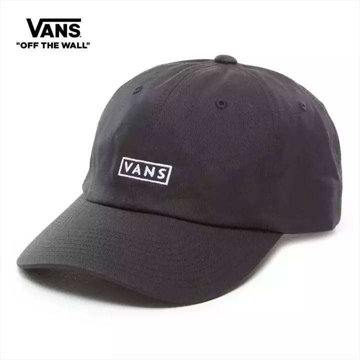 Mũ lưỡi trai vans cong thêu chữ màu đen cá tính cho nam