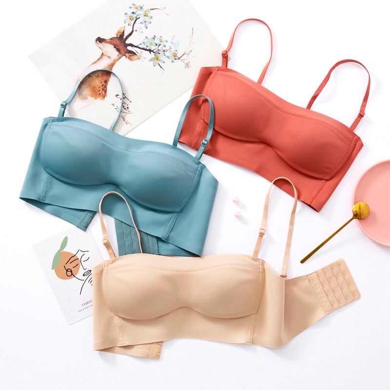 Áo ngực không lộ nâng ngực quyến rũ có thể tháo dây mặc dạng áo ống cho nữ | BigBuy360 - bigbuy360.vn