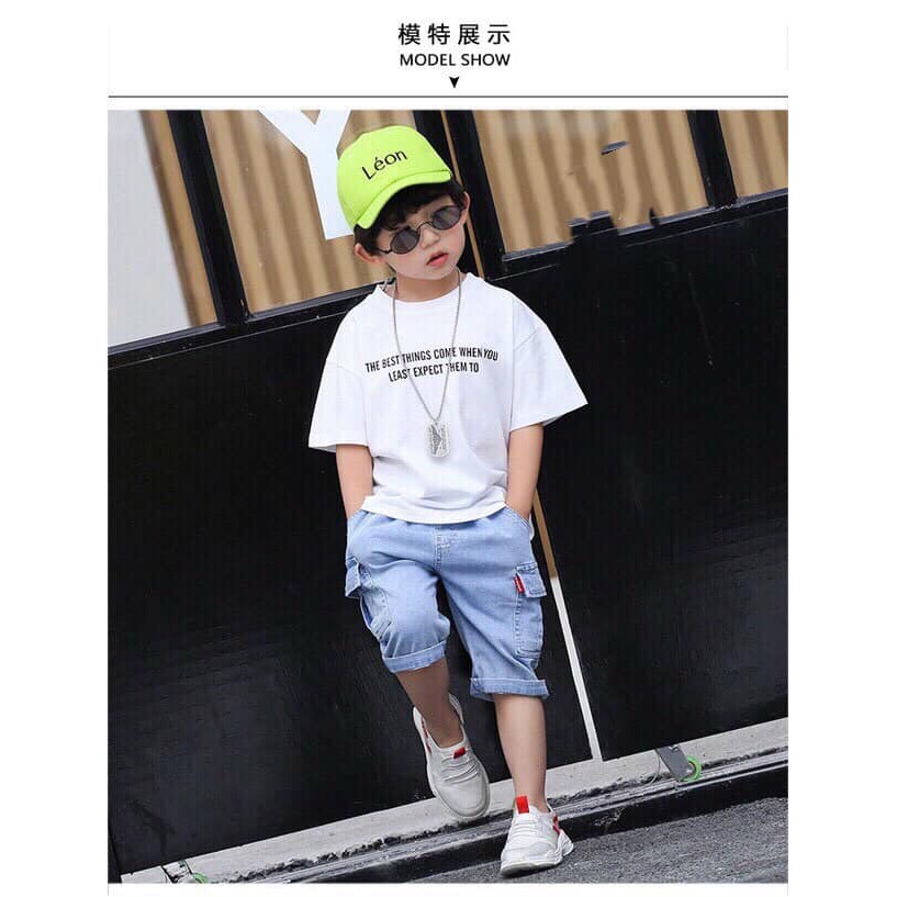 ÁO THUN BÉ TRAI KIỂU HIP HOP