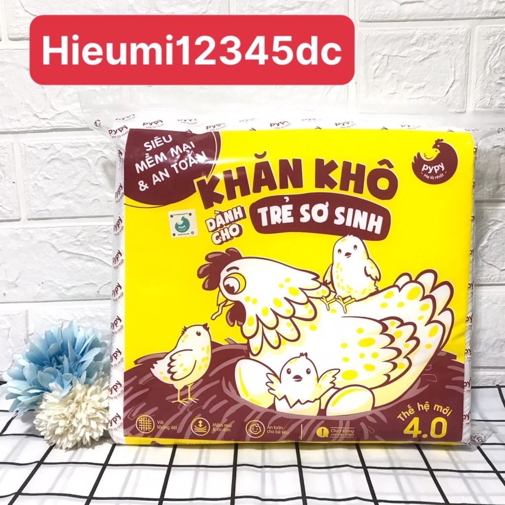 KHĂN VẢI KHÔ ĐA NĂNG PYPY 500g