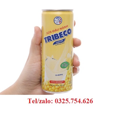 Đậu nành Trisoy lon 240ml