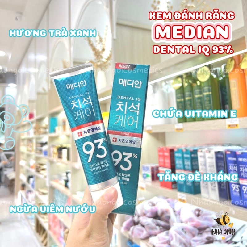 Kem Đánh Răng Median Dental IQ 93% Hàn Quốc 120g