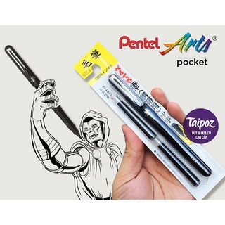 [TAIPOZ] - BÚT LÔNG PENTEL ARTS POCKET