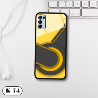 Ốp lưng oppo reno 5 - lưng kính 3d