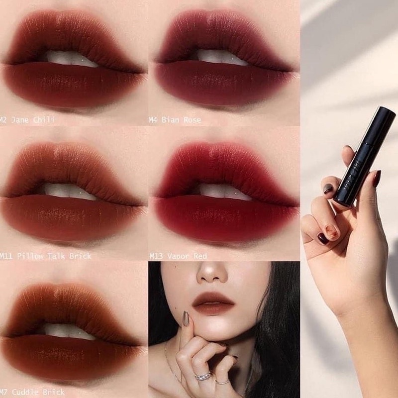 Son Merzy Noir Mellow Tint Đen Huyền Bí