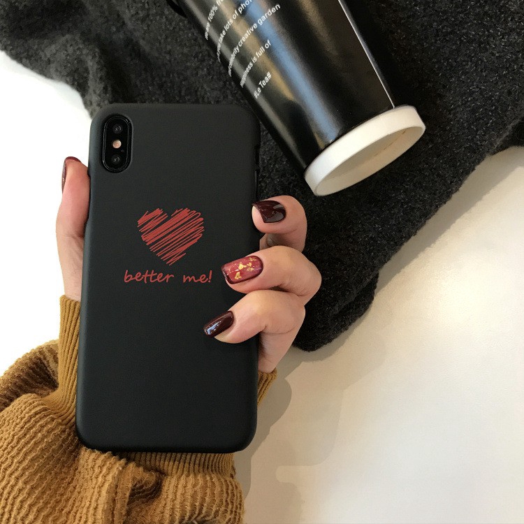 iPhone 5s SE 6 6s 7 8 Plus X Xs Max XR Phone Case Heart Better me Cover Casing | BigBuy360 - bigbuy360.vn