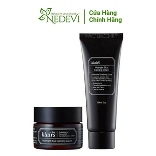Kem Dưỡng Ẩm, Làm Dịu Và Phục Hồi Da Ban Đêm Dear, Klairs Midnight Blue Calming Cream Đủ Size - NEDEVI Chính Hãng
