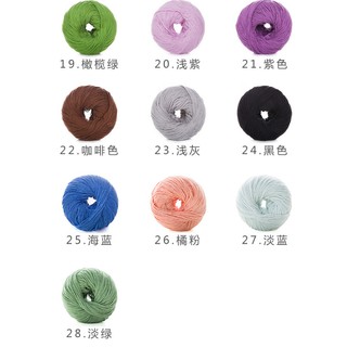 Cuộn Len Sợi Mềm Dùng Đan Móc