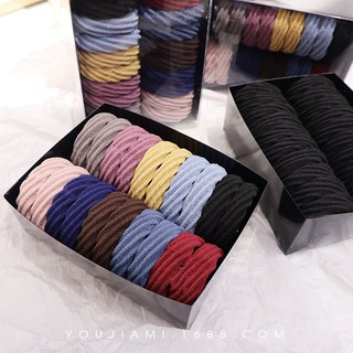 Hộp 20 Dây Cột Tóc Không Đường May