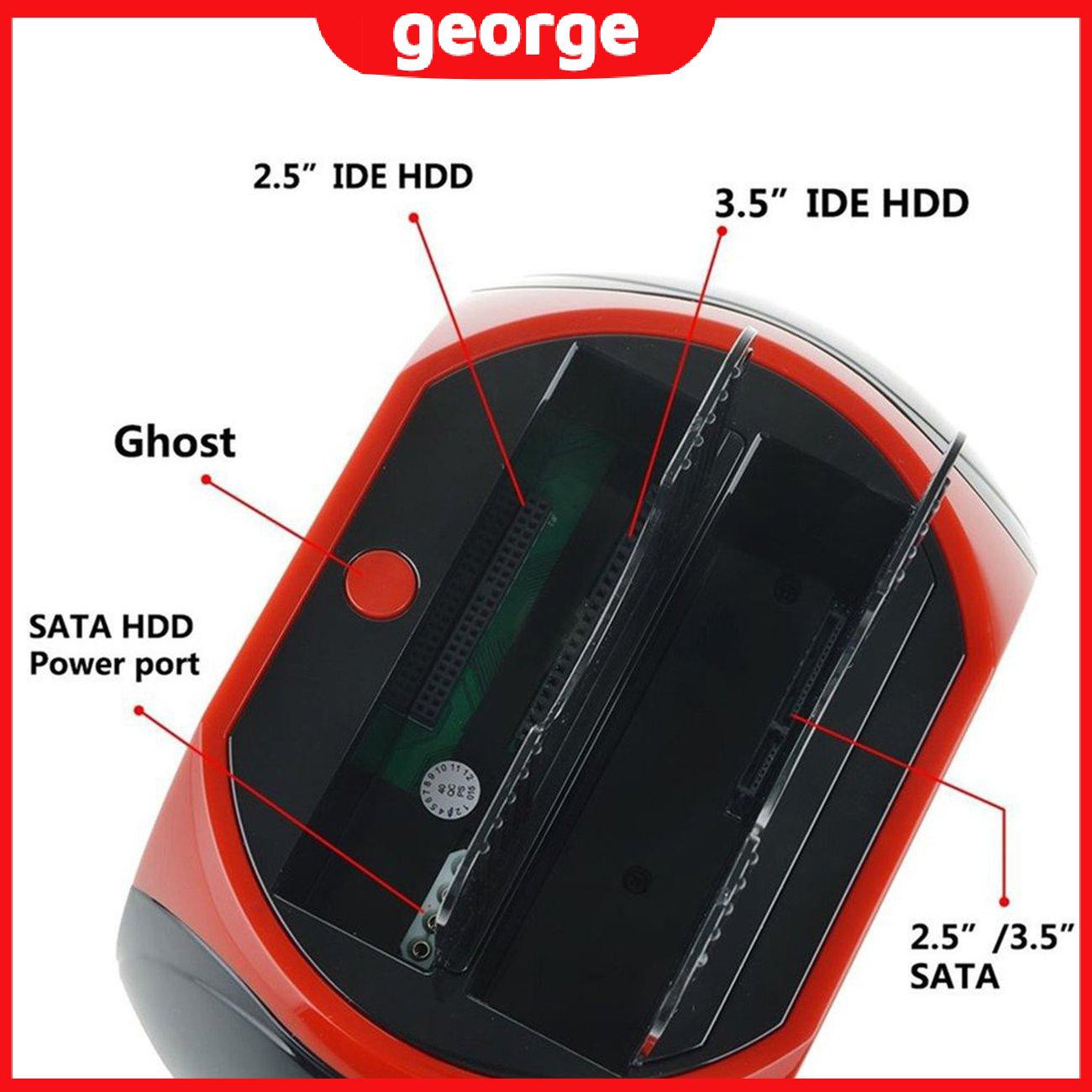 Đế Gắn Ổ Cứng Ngoài 2.5 Inch 3.5 Inch Ide Sata Usb Kép Hdd | BigBuy360 - bigbuy360.vn