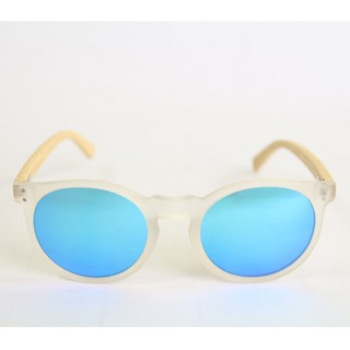 Kính mát nam nữ The Bamboo Shop chống UV400, thiết kế mắt vuông dễ đeo, chất liệu tre tự nhiên, màu sắc thời trang 2008